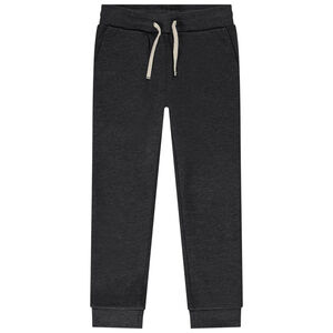 Pantalón jogging de felpa unicolor para niña 