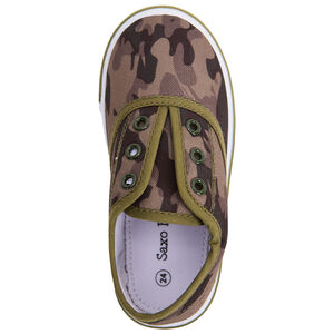 Zapatillas bajas de lona con estampado de camuflaje para bebé niño 