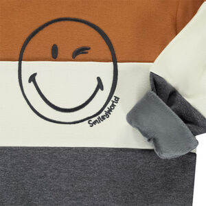 Conjunto de chándal efecto color block SmileyWorld para niño 