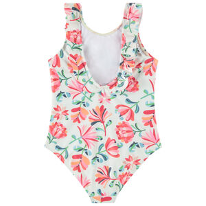 Bañador de una pieza con estampado floral niña 