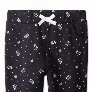 Conjunto de chándal con estampado floral para bebé niña 