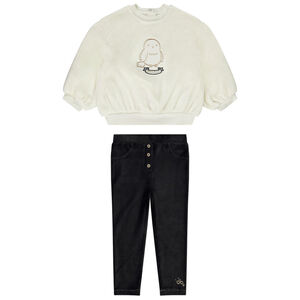 Conjunto de 2 piezas bordado Harry Potter Warner para niña. 