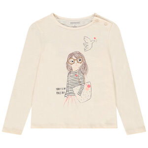 T-shirt manches longues print fantaisie pour fille Main T-shirt manches longues print fantaisie pour fille