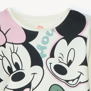 Camiseta de manga larga con estampado de Minnie Disney para niña 