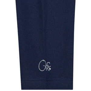 Pack de 2 leggings lisos con logo estampado 