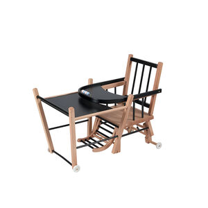 Trona tradicional Marcel transformable - Híbrido Negro 