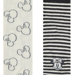 Pack de 2 pares de leotardos gruesos Minnie Disney para bebé niña 