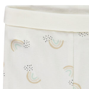 Conjunto de nacimiento 3 piezas estampado arcoíris para bebé 