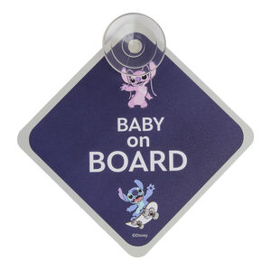 Señalización bebé a bordo Stitch "Baby on board" Disney 