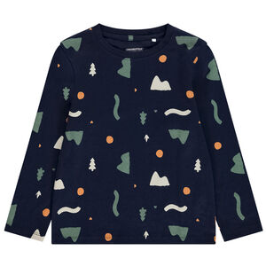 Camiseta manga larga estampado fantasía arty para niño 