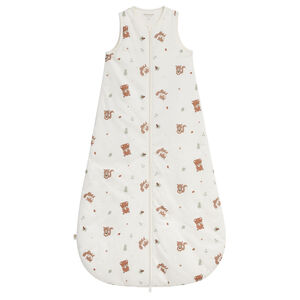 Pelele sin mangas TOG 3 de punto jersey con estampado de animales 18-36M colección "Roi des Forêts" écru 