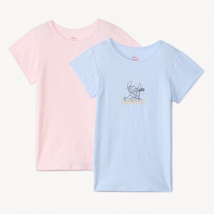 Lot de 2 maillots de corps Stitch Disney pour fille Main Lot de 2 maillots de corps Stitch Disney pour fille