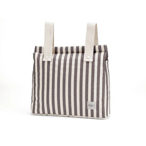 Bolso carrito Panera Stripe - Brown 