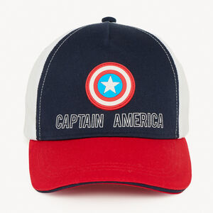 Gorra con insignia de goma Captain America Marvel niño 