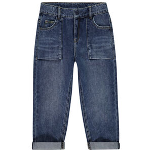 Pantalón tipo jogger con bolsillos de plastrón para niño 