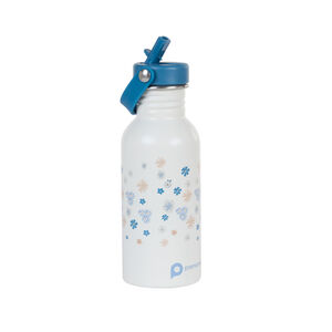 Botella de acero inoxidable con popote Tiny Flowers - 500 ml 