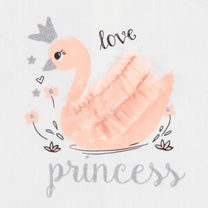 Conjunto camiseta manga corta print cisne y corsario 