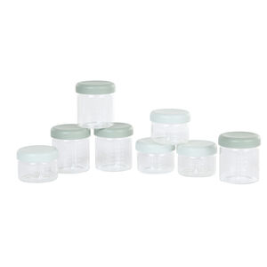 Lote de 8 tarros de conservación de vidrio 4 x 120 ml + 4 x 220 ml 