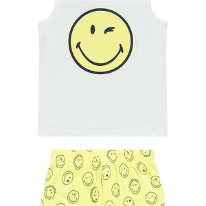 Pijama de 2 piezas con tirantes y short SmileyWorld para niño 
