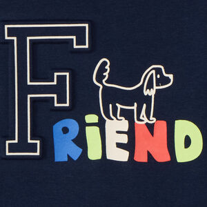 Sudadera de felpa con estampado en relieve para bebé niño 