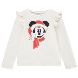 Camiseta de mangas largas de punto con estampado de Minnie Disney Navidad para niña Main Camiseta de mangas largas de punto con estampado de Minnie Disney Navidad para niña