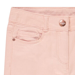 Pantalón liso de sarga niña 