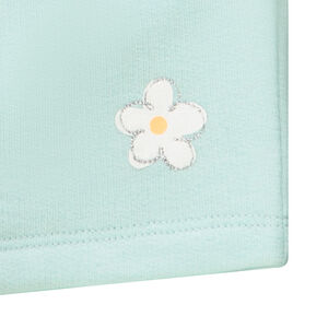 Short de felpa con estampado de flores para bebé niña 