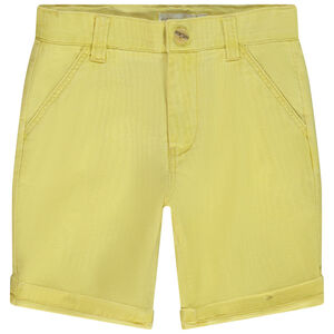 Bermudas lisas de tela para niño 