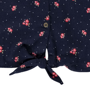 Camisa manga larga flores 