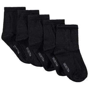 Juego de 5 pares de calcetines lisos Main Juego de 5 pares de calcetines lisos