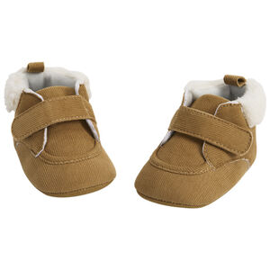 Botines de terciopelo de canalé con cuello de sherpa para bebé niño  Main Botines de terciopelo de canalé con cuello de sherpa para bebé niño