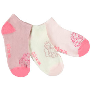 Pack de 3 pares de calcetines cortos Stella La Patrulla Canina niña 