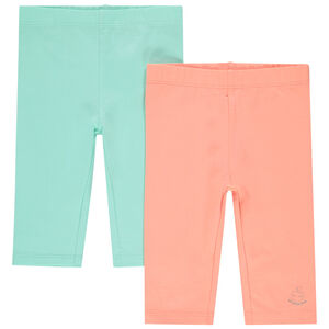 Pack de 2 corsarios lisos con logo estampado 