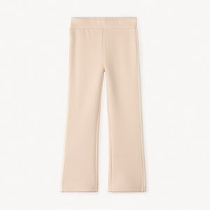 Leggings acampanados de scuba con bandas para niña 