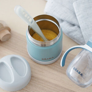 Bouteille isotherme thermo-portion en inox 300 ml - Light Mist/Eucalyptus Green 