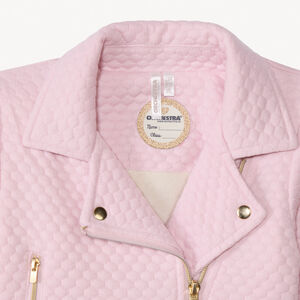 Chaqueta perfecto de molleton acolchado con forro de sherpa para bebé niña 