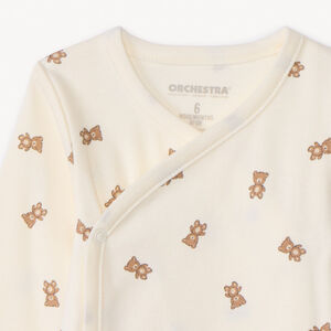 Lote de 2 bodies fantasía osito para bebé 