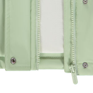 Parka goma lisa impermeable y acolchada para niña 