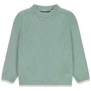 Pull de punto jacquard para niño 