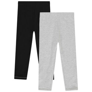 Pack de 2 mallas largas unis para bebé niña  Main Pack de 2 mallas largas unis para bebé niña