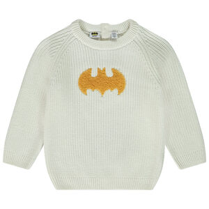 Jersey de punto con parche de bucles Batman Warner para bebé niño 
