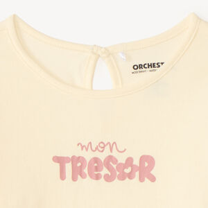T-shirt manches longues print fantaisie pour bébé fille 