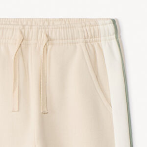 Pantalón de jogging ancho de felpa con bandas para niña 