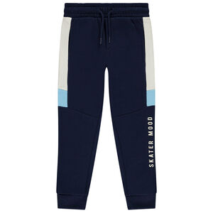 Pantalón jogging de felpa con bandas para niño 