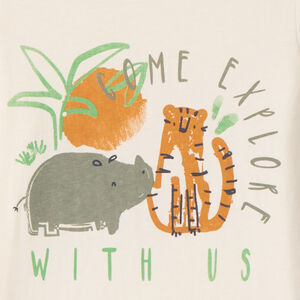 Camiseta de manga larga estampada para bebé niño 