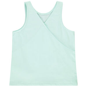 Camiseta sin mangas con strass y espalda cruzada niña 