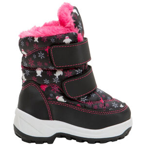 Botas de nieve con estampado de copos all-over y velcros del 20 al 23 