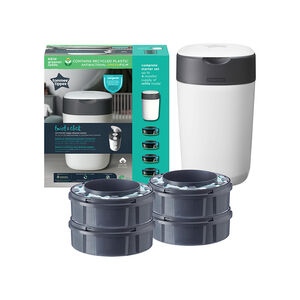 Contenedor pañales bebé Twist & Click + 4 recambios 