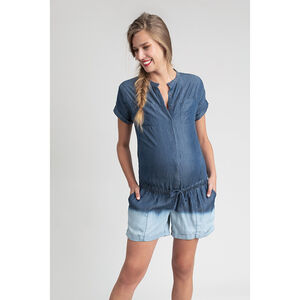 Mono corto de embarazo tie and dye 