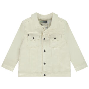 Chaqueta de mezclilla lisa estilo trabajador para bebé niño 
